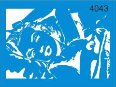 Stencıl Marilyn Monroe KADIN Desen - 4043