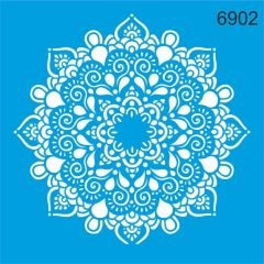 Stencıl Mandala Desen - 6902