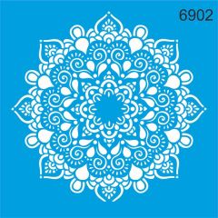 Stencıl Mandala Desen - 6902