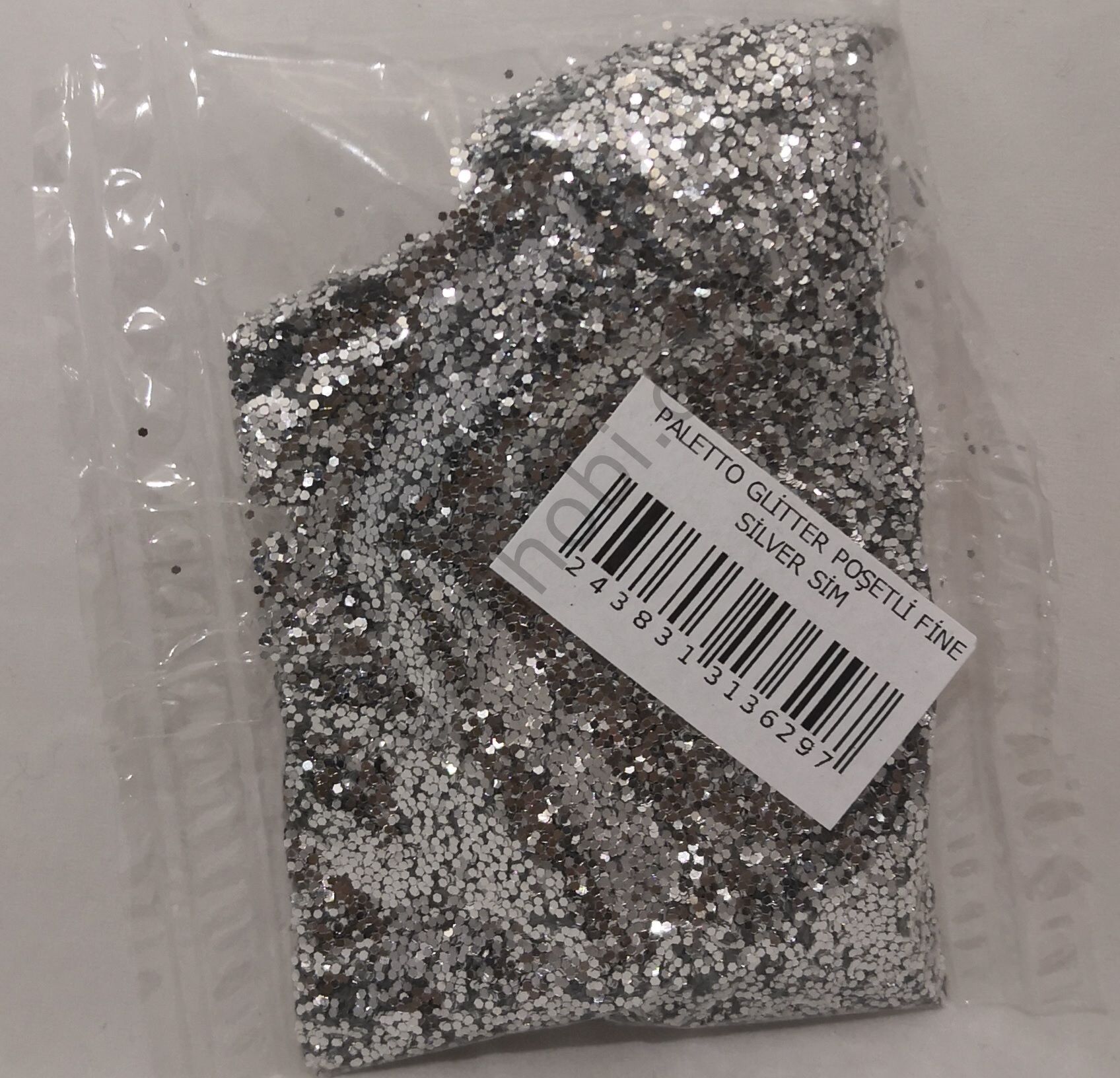 Paletto Glitter  Fine Silver Sim ( poşet amb.)