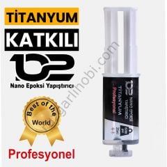 NANO EPOKSİ ŞIRINGA YAPIŞTIRICI 8200 PSİ TİTANYUM 25 ML