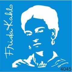 Stencıl Frida Kahlo KADIN Desen  - 4045