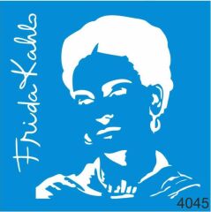 Stencıl Frida Kahlo KADIN Desen  - 4045