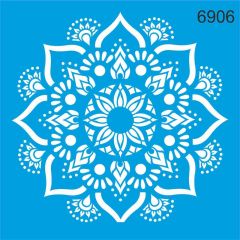 Stencıl Mandala Desen - 6906