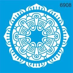 Stencıl Mandala Desen - 6908