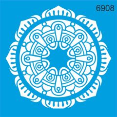 Stencıl Mandala Desen - 6908