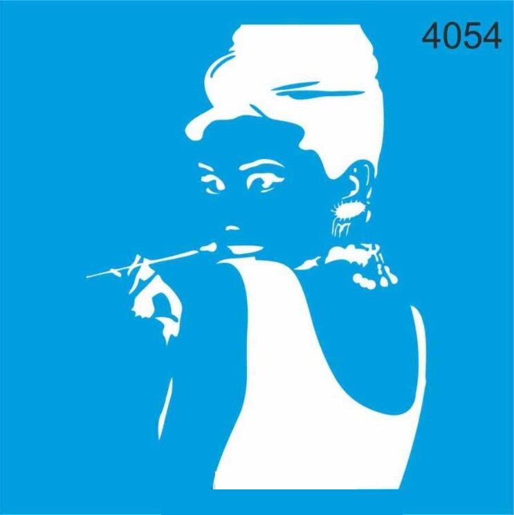 Stencıl Audrey Hepburn KADIN Desen  - 4054