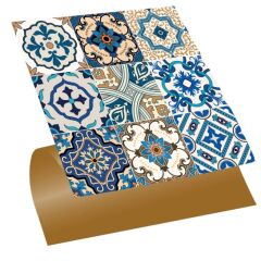 FAYANS ÜSTÜ PVC KAPLAMA 30 X 30 ETNİK KARO DESENLİ - 229