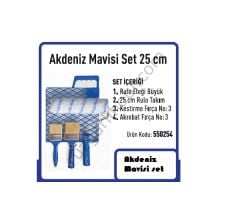 AKDENİZ MAVİSİ SET 25 CM