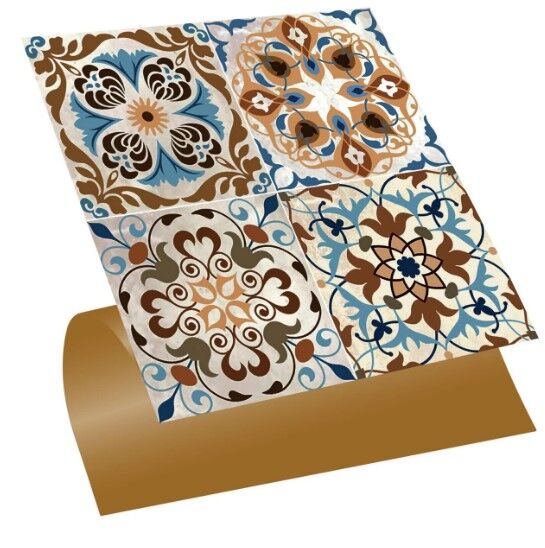 FAYANS ÜSTÜ PVC KAPLAMA 30 X 30 FAS 010 KARO DESENLİ - 230