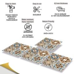 FAYANS ÜSTÜ PVC KAPLAMA 30 X 30 FAS 010 KARO DESENLİ - 230