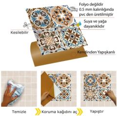 FAYANS ÜSTÜ PVC KAPLAMA 30 X 30 FAS 010 KARO DESENLİ - 230
