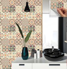FAYANS ÜSTÜ PVC KAPLAMA 30 X 30 JAPON KARO DESENLİ - 231