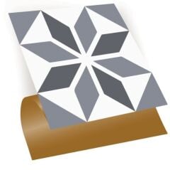 FAYANS ÜSTÜ PVC KAPLAMA 30 X 30 Geometrik 01  KARO DESENLİ - 232