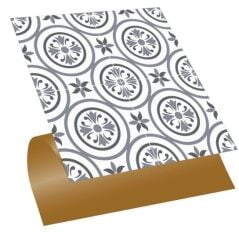 FAYANS ÜSTÜ PVC KAPLAMA 30 X 30 Geometrik 030  KARO DESENLİ - 235