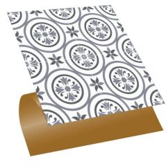 FAYANS ÜSTÜ PVC KAPLAMA 30 X 30 Geometrik 030  KARO DESENLİ - 235