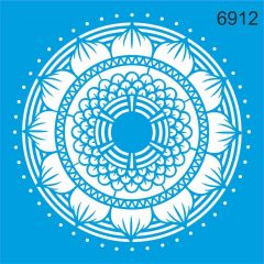 Stencıl Mandala Desen - 6912