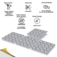 FAYANS ÜSTÜ PVC KAPLAMA 30 X 30 Geometrik 033  KARO DESENLİ - 238