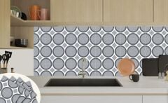 FAYANS ÜSTÜ PVC KAPLAMA 30 X 30 Geometrik 035  KARO DESENLİ - 240