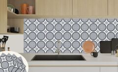 FAYANS ÜSTÜ PVC KAPLAMA 30 X 30 Geometrik 035  KARO DESENLİ - 240