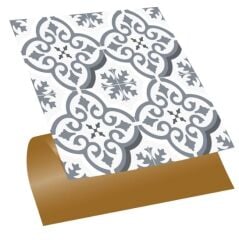 FAYANS ÜSTÜ PVC KAPLAMA 30 X 30 Geometrik 036  KARO DESENLİ - 241