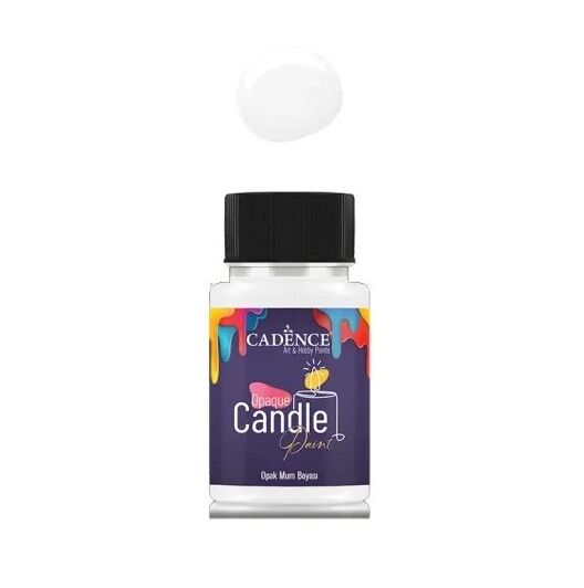 CDL01  CANLI BEYAZ Opak Mum Boyası 50ML