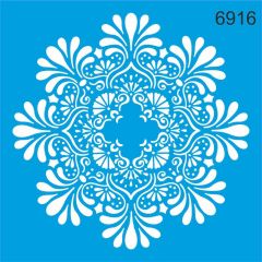 Stencıl Mandala Desen - 6916