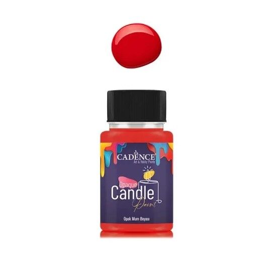 CDL10  CANLI KIRMIZI Opak Mum Boyası 50ML