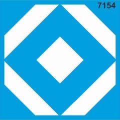 Stencıl Fayans Desen - 7154