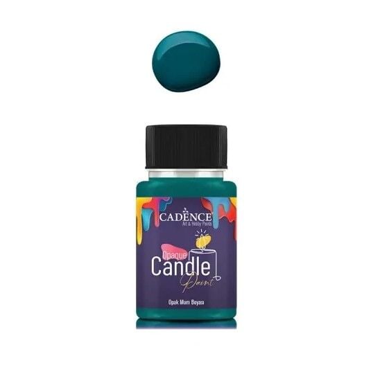 CDL24  KOYU TURKUAZ Opak Mum Boyası 50ML