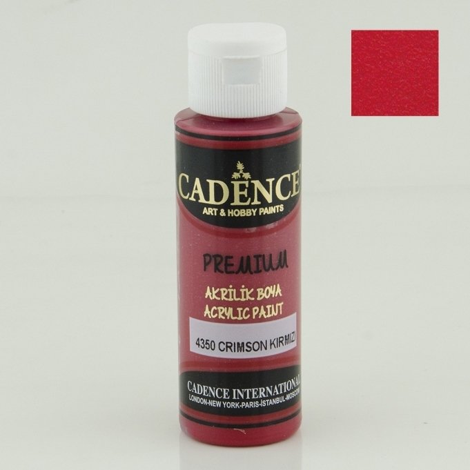 4350 Crimson K. Premium Akrilik Boya 70 ml