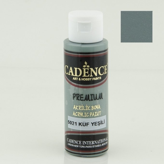 5021 Küf Yeşili Premium Akrilik Boya 70 ml