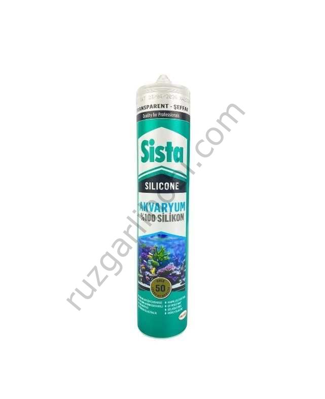Sista Akvaryum Şeffaf Silikon 280 ML