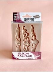 SİLİKON KALIP - MOBİLYA SÜSLEME - NOSTALJİK APLİK - SK1013037