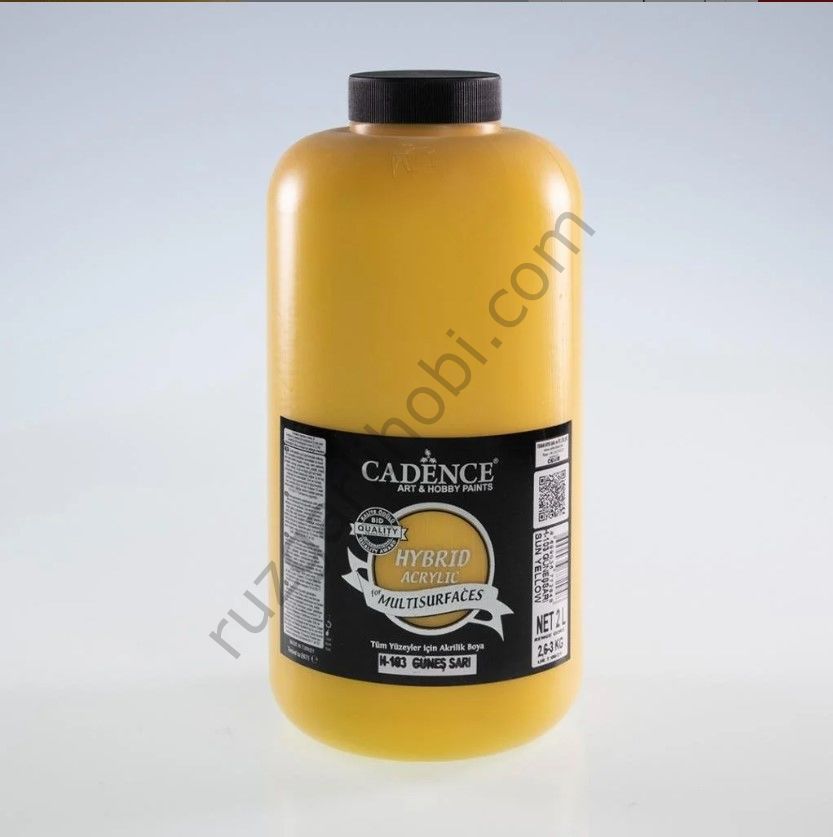 H-103 Güneş Sarı Hybrid Akrilik Multisurfaces 2000 ml