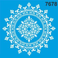 Stencıl Göbek Desen - 7678