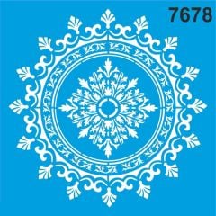 Stencıl Göbek Desen - KM7678