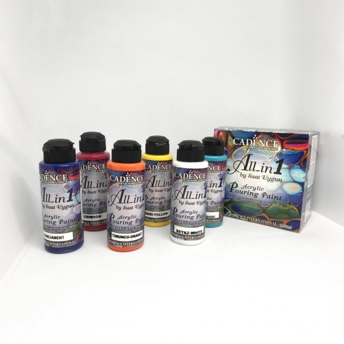 Pouring Effect Medium 120 ML X 6'Lı Set (All In 1)