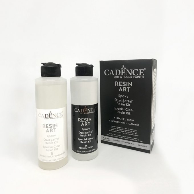 Resin Art Reçine 250ml + Sertleştirici 250ml Takım