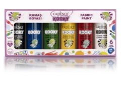 KOOKY KUMAŞ BOYASI 6 LI SET 59 ML