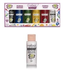KOOKY KUMAŞ BOYASI 6 LI SET 59 ML