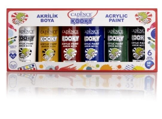 KOOKY AKRİLİK 6 LI SET 59 ML