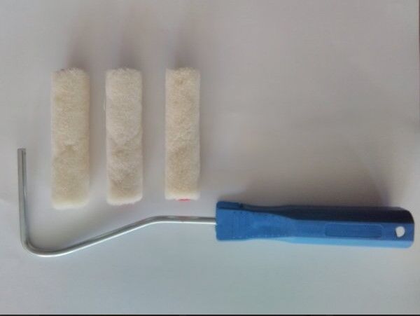 MOHER KADİFE PARMAK RULO TAKIM 10 CM ( 2 ADET YEDEKLİ )