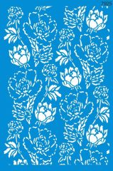 Stencıl Çiçek Desen - 7925