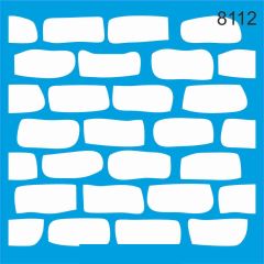 Stencıl Tuğla Desen - 8112