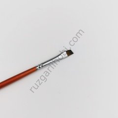 202 Yan Kesik Uzun Sap Fırça No: 0