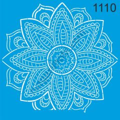 Stencıl Mandala Desen - 1110