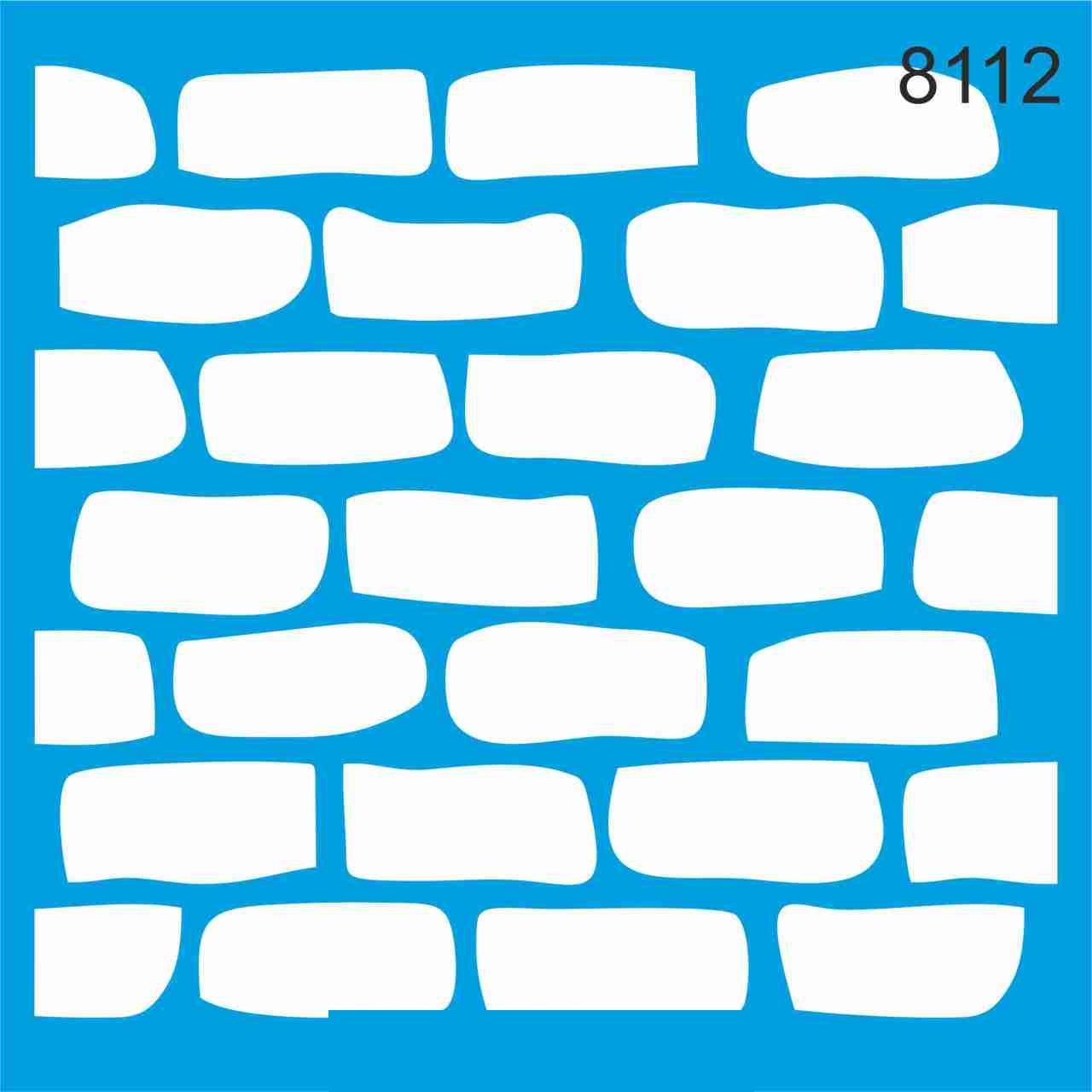 Stencıl Tuğla Desen - KM8112