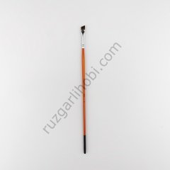 202 Yan Kesik Uzun Sap Fırça No: 2