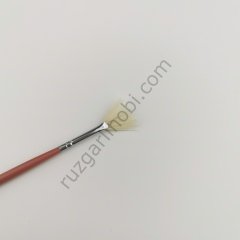 113 Doğal Kıl Uzun Sap Yelpaze Fırça No: 1